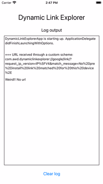 DynamicLinkExplorer Screenshot 1 - AppWisp.com DynamicLinkExplorer Screenshot 1 - AppWisp.com