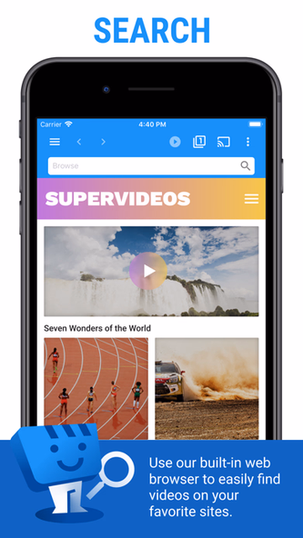 Web Video Cast | Browser to TV Screenshot 2 - AppWisp.com Web Video Cast | Browser to TV Screenshot 2 - AppWisp.com