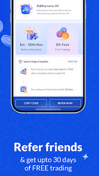 ZebPay: Buy Bitcoin & Crypto Screenshot 2 - AppWisp.com ZebPay: Buy Bitcoin & Crypto Screenshot 2 - AppWisp.com