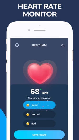 Heart Health Pulse Measure. Screenshot 2 - AppWisp.com Heart Health Pulse Measure. Screenshot 2 - AppWisp.com
