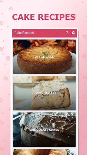 Cake recipes Screenshot 1 - AppWisp.com Cake recipes Screenshot 1 - AppWisp.com