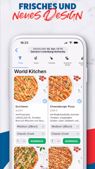 Domino's Pizza Germany Screenshot 4 - AppWisp.com Domino's Pizza Germany Screenshot 4 - AppWisp.com