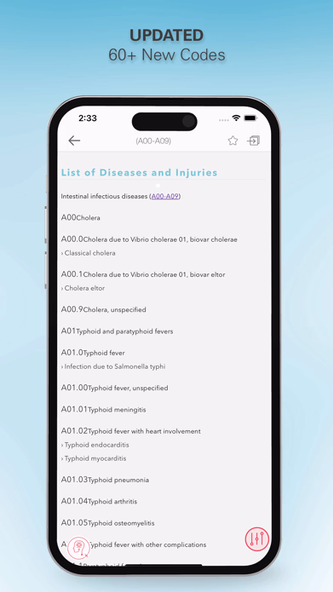 ICD10 Diseases Classifications Screenshot 3 - AppWisp.com ICD10 Diseases Classifications Screenshot 3 - AppWisp.com