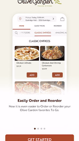Olive Garden Italian Kitchen Screenshot 3 - AppWisp.com Olive Garden Italian Kitchen Screenshot 3 - AppWisp.com