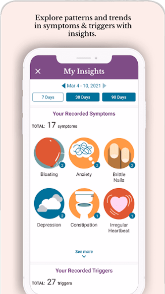MenoLife - Menopause Tracker Screenshot 3 - AppWisp.com MenoLife - Menopause Tracker Screenshot 3 - AppWisp.com