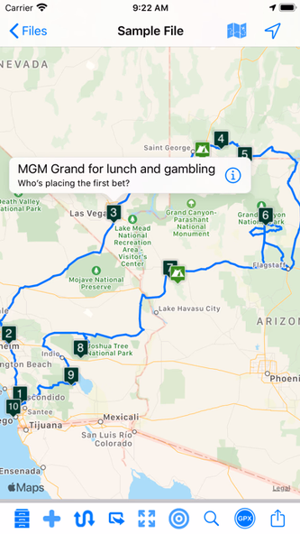 Road Trip Planner Viewer Screenshot 1 - AppWisp.com Road Trip Planner Viewer Screenshot 1 - AppWisp.com