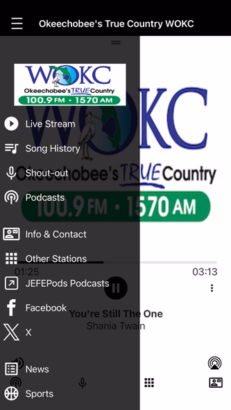 True Country WOKC 100.9 FM Screenshot 2 - AppWisp.com True Country WOKC 100.9 FM Screenshot 2 - AppWisp.com