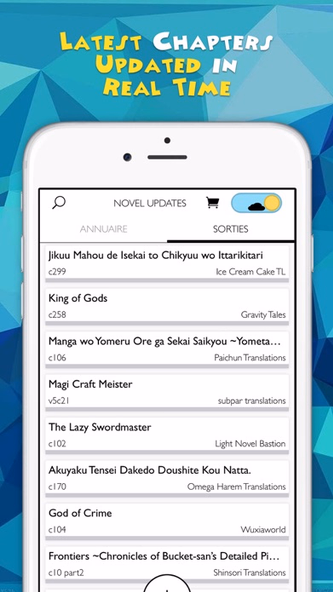 Novel Updates, The Best Reader for Light Novels Screenshot 3 - AppWisp.com Novel Updates, The Best Reader for Light Novels Screenshot 3 - AppWisp.com