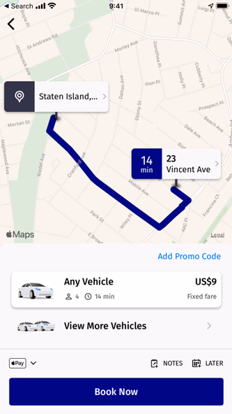 Newport Car Service Taxi Screenshot 3 - AppWisp.com Newport Car Service Taxi Screenshot 3 - AppWisp.com