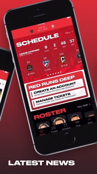 New York Red Bulls Screenshot 2 - AppWisp.com New York Red Bulls Screenshot 2 - AppWisp.com
