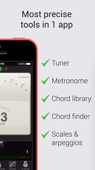 GuitarToolkit - tuner, metronome, chords & scales Screenshot 2 - AppWisp.com GuitarToolkit - tuner, metronome, chords & scales Screenshot 2 - AppWisp.com
