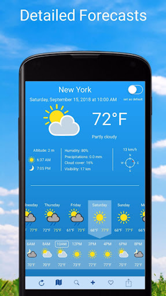 Weather 2 weeks Screenshot 1 - AppWisp.com Weather 2 weeks Screenshot 1 - AppWisp.com