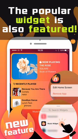 Music Widget - Music player Screenshot 4 - AppWisp.com Music Widget - Music player Screenshot 4 - AppWisp.com