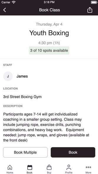 3rd Street Boxing Gym Screenshot 3 - AppWisp.com 3rd Street Boxing Gym Screenshot 3 - AppWisp.com
