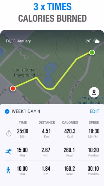 Walking App - Lose Weight App Screenshot 3 - AppWisp.com Walking App - Lose Weight App Screenshot 3 - AppWisp.com