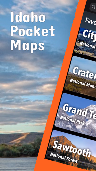 Idaho Pocket Maps Screenshot 1 - AppWisp.com Idaho Pocket Maps Screenshot 1 - AppWisp.com