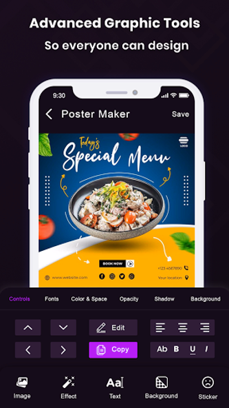 Poster Maker, Flyer Designer Screenshot 4 - AppWisp.com Poster Maker, Flyer Designer Screenshot 4 - AppWisp.com