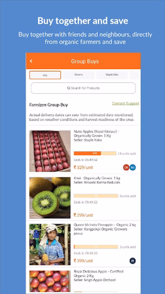 Farmizen - Organic Fruits & Ve Screenshot 3 - AppWisp.com Farmizen - Organic Fruits & Ve Screenshot 3 - AppWisp.com