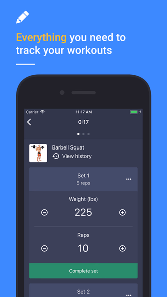 Gym Day: Workout Planner & Log Screenshot 1 - AppWisp.com Gym Day: Workout Planner & Log Screenshot 1 - AppWisp.com