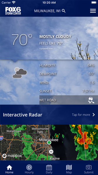 FOX6 Milwaukee: Weather Screenshot 1 - AppWisp.com FOX6 Milwaukee: Weather Screenshot 1 - AppWisp.com