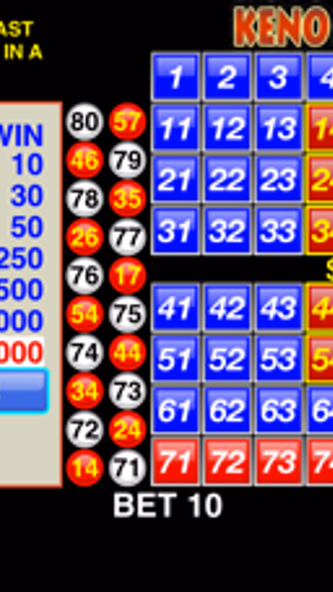 Keno Bonus Play Screenshot 1 - AppWisp.com Keno Bonus Play Screenshot 1 - AppWisp.com