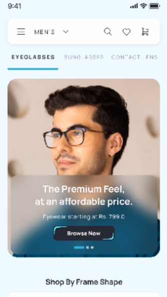 Titan Eye+: Eyeglasses Online Screenshot 1 - AppWisp.com Titan Eye+: Eyeglasses Online Screenshot 1 - AppWisp.com