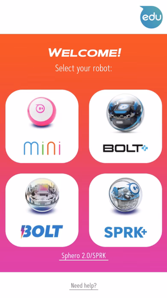 Sphero Play Screenshot 1 - AppWisp.com Sphero Play Screenshot 1 - AppWisp.com