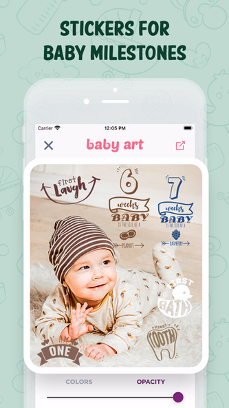 Baby Art-Baby Monthly Pictures Screenshot 3 - AppWisp.com Baby Art-Baby Monthly Pictures Screenshot 3 - AppWisp.com