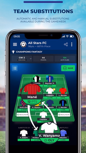 RealFevr - Fantasy Sports Screenshot 4 - AppWisp.com RealFevr - Fantasy Sports Screenshot 4 - AppWisp.com