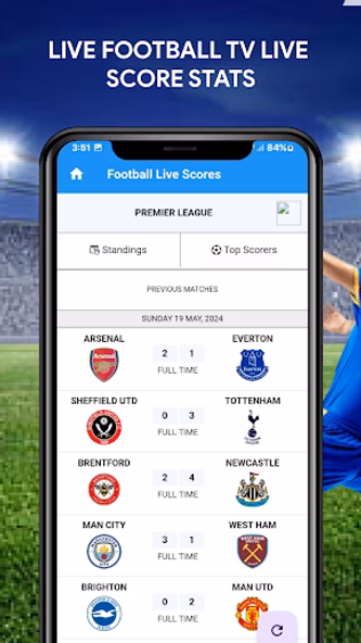 Live Football Score HD Screenshot 3 - AppWisp.com Live Football Score HD Screenshot 3 - AppWisp.com