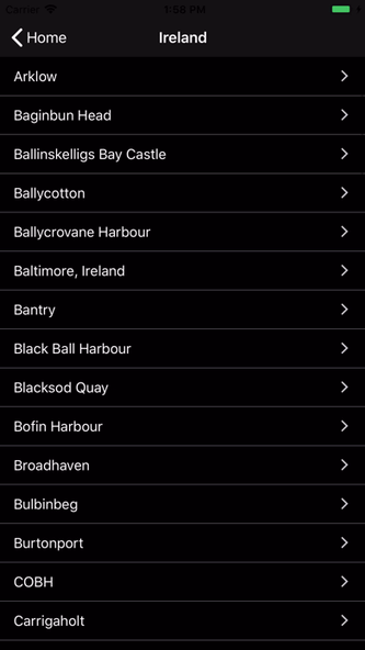 Ireland Tides Screenshot 4 - AppWisp.com Ireland Tides Screenshot 4 - AppWisp.com