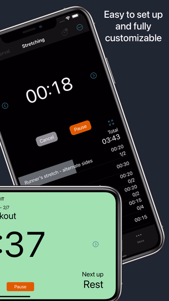 Next Up - Interval Timer Screenshot 2 - AppWisp.com Next Up - Interval Timer Screenshot 2 - AppWisp.com