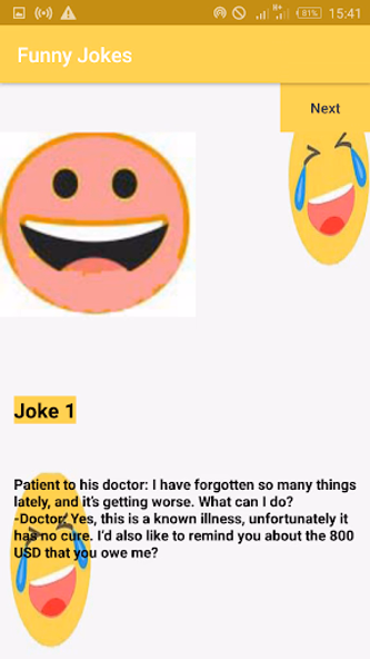 Funny jokes Screenshot 3 - AppWisp.com Funny jokes Screenshot 3 - AppWisp.com