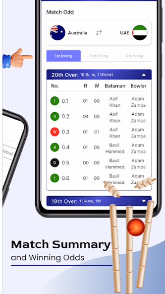 Cricket Live Score - WC 2k23 Screenshot 3 - AppWisp.com Cricket Live Score - WC 2k23 Screenshot 3 - AppWisp.com
