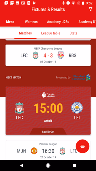The Official Liverpool FC App Screenshot 4 - AppWisp.com The Official Liverpool FC App Screenshot 4 - AppWisp.com