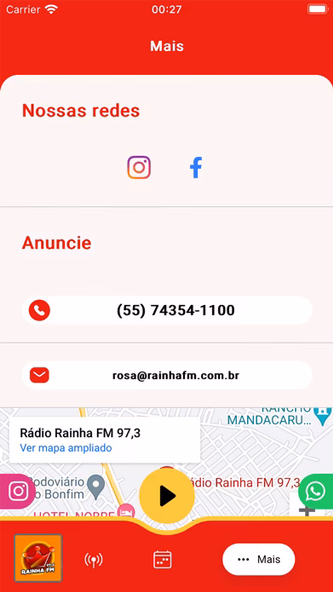 Rainha FM Screenshot 1 - AppWisp.com Rainha FM Screenshot 1 - AppWisp.com