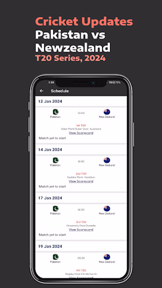 Pak vs New ZeaLand Cricket Screenshot 2 - AppWisp.com Pak vs New ZeaLand Cricket Screenshot 2 - AppWisp.com