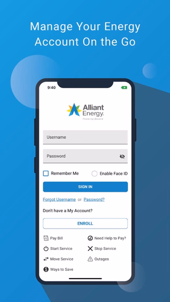 Alliant Energy Screenshot 1 - AppWisp.com Alliant Energy Screenshot 1 - AppWisp.com