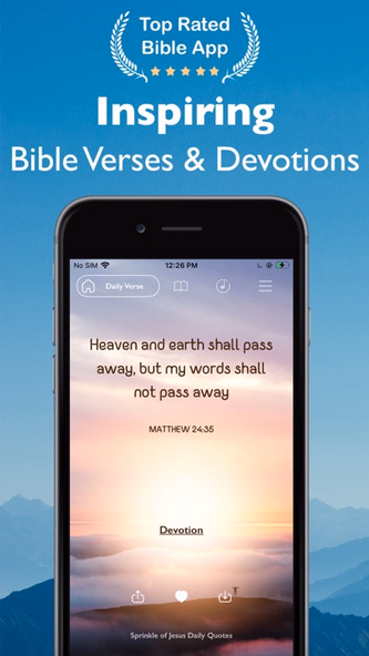 Sprinkle of Jesus Daily Quotes Screenshot 1 - AppWisp.com Sprinkle of Jesus Daily Quotes Screenshot 1 - AppWisp.com