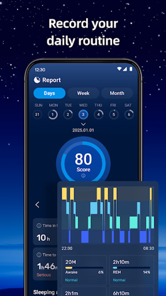 DeepRest: Sleep Tracker Screenshot 3 - AppWisp.com DeepRest: Sleep Tracker Screenshot 3 - AppWisp.com