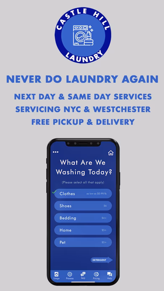 Castle Hill Laundry Screenshot 1 - AppWisp.com Castle Hill Laundry Screenshot 1 - AppWisp.com