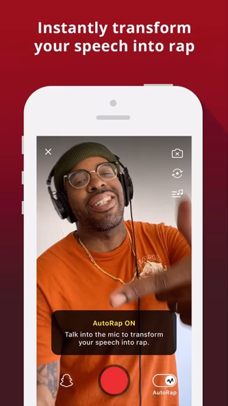 AutoRap: Music Maker by Smule Screenshot 1 - AppWisp.com AutoRap: Music Maker by Smule Screenshot 1 - AppWisp.com