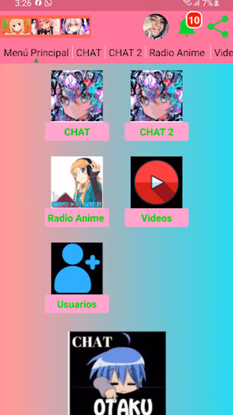 Chat otaku Screenshot 1 - AppWisp.com Chat otaku Screenshot 1 - AppWisp.com
