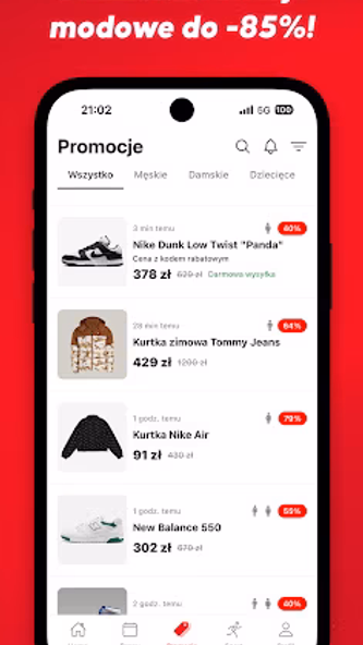 Dropzone: Sneakers Moda Zakupy Screenshot 1 - AppWisp.com Dropzone: Sneakers Moda Zakupy Screenshot 1 - AppWisp.com
