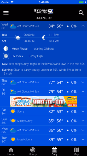 StormTracker 9 - KEZI Weather Screenshot 4 - AppWisp.com StormTracker 9 - KEZI Weather Screenshot 4 - AppWisp.com