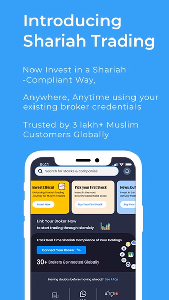 Islamicly - Find Halal Stocks Screenshot 1 - AppWisp.com Islamicly - Find Halal Stocks Screenshot 1 - AppWisp.com