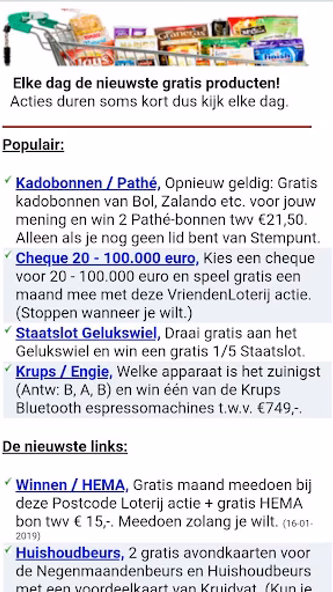 Elke dag gratis Screenshot 1 - AppWisp.com Elke dag gratis Screenshot 1 - AppWisp.com