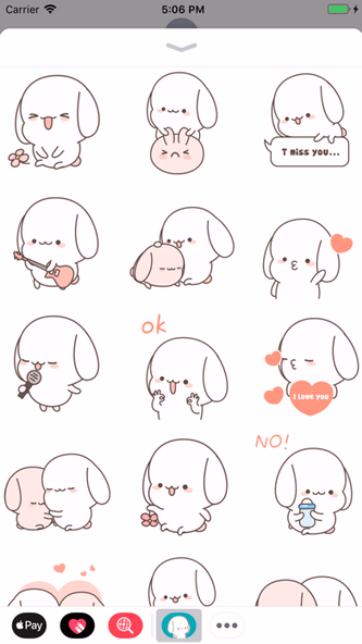 Chubby Dog Animated Stickers Screenshot 1 - AppWisp.com Chubby Dog Animated Stickers Screenshot 1 - AppWisp.com