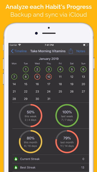 Habit Hub: Routine & Schedule Screenshot 2 - AppWisp.com Habit Hub: Routine & Schedule Screenshot 2 - AppWisp.com