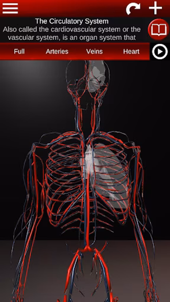 Circulatory System 3D Anatomy Screenshot 1 - AppWisp.com Circulatory System 3D Anatomy Screenshot 1 - AppWisp.com